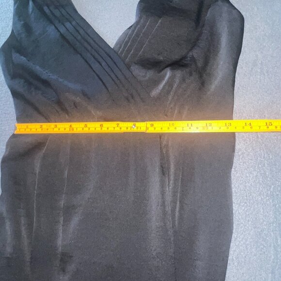 BCBGeneration Black Pleated Maxi Dress Size 4 Formal Gown w/ Pockets, Evening - Picture 14 of 15